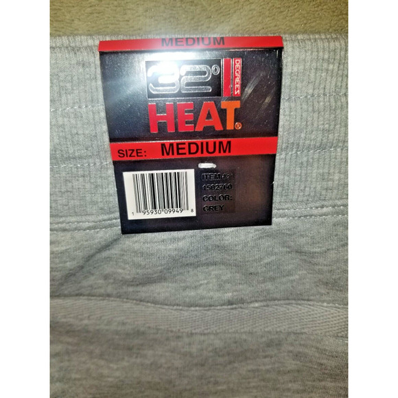 32 Degrees Heat Jogger Pants Mens medium Grey Camp run Gym NWT - Picture 11 of 13